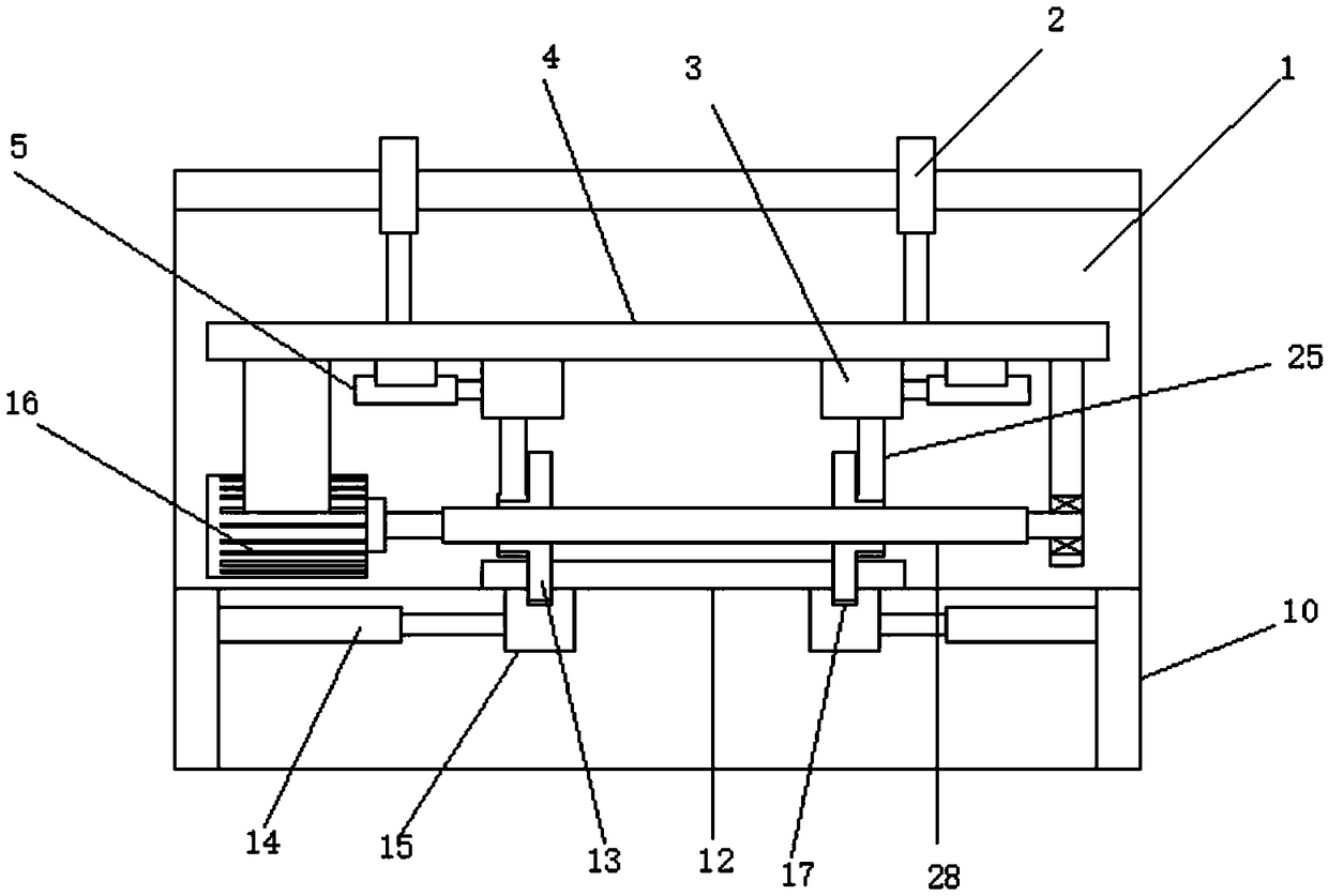 Cutting device facilitating adjustment of corrugated board