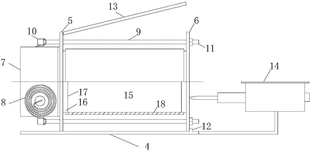 A rock-soil dry-wet cycle test device and its application method