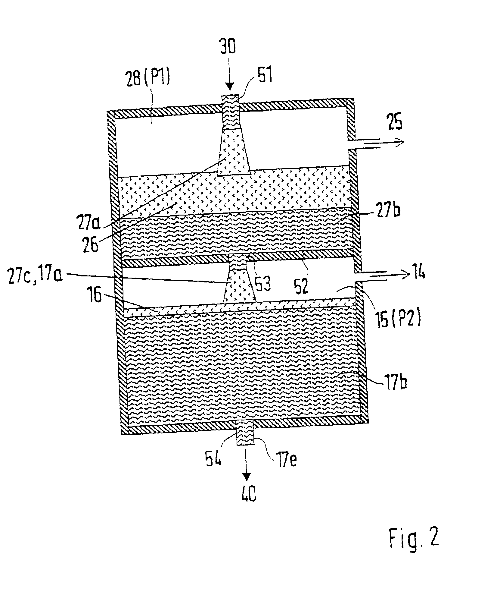 Method and device for refining a glass melting