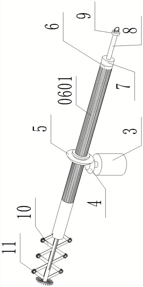 A deep blind hole cleaning method for mechanical production maintenance