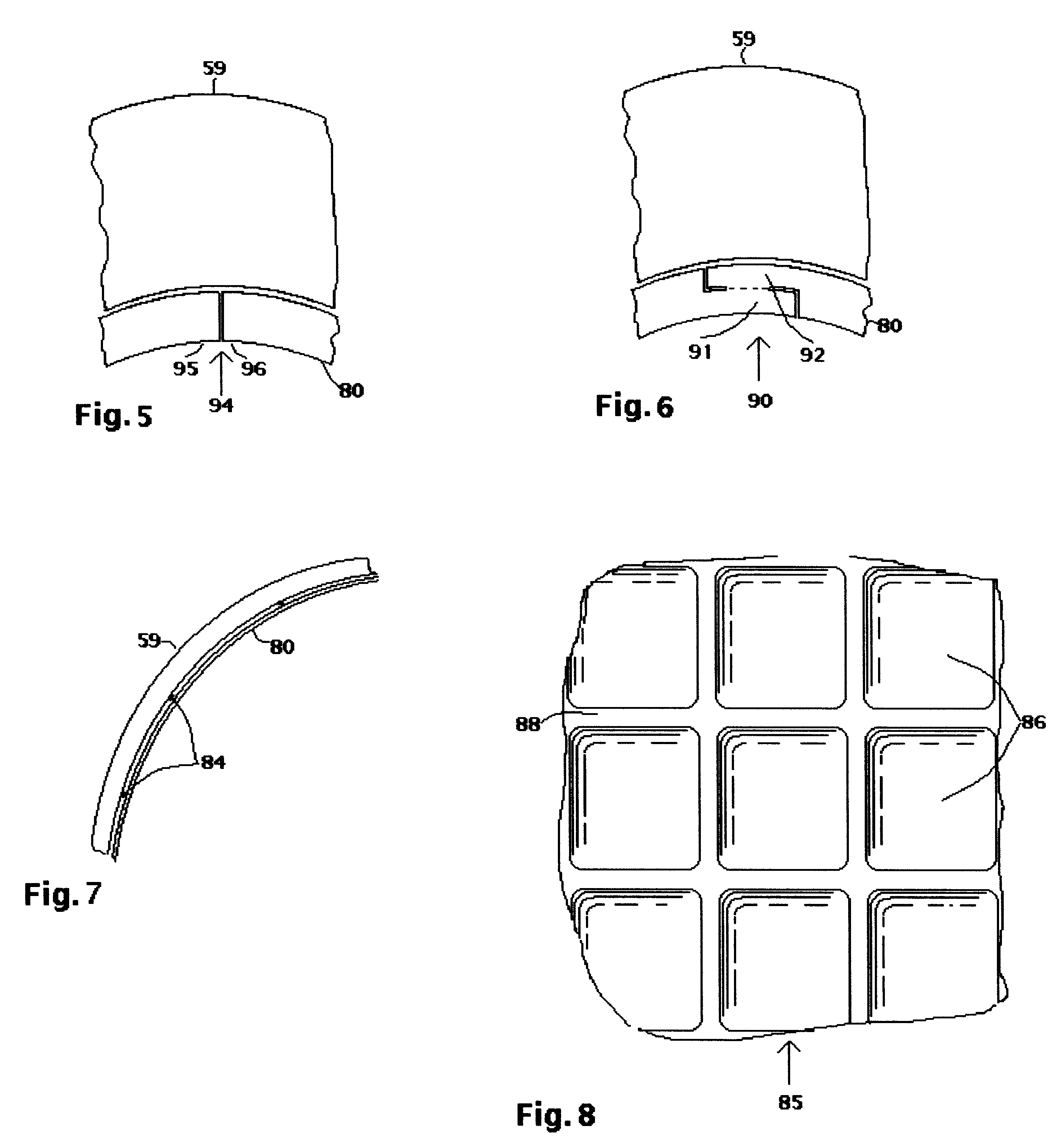 Pulse tube liner