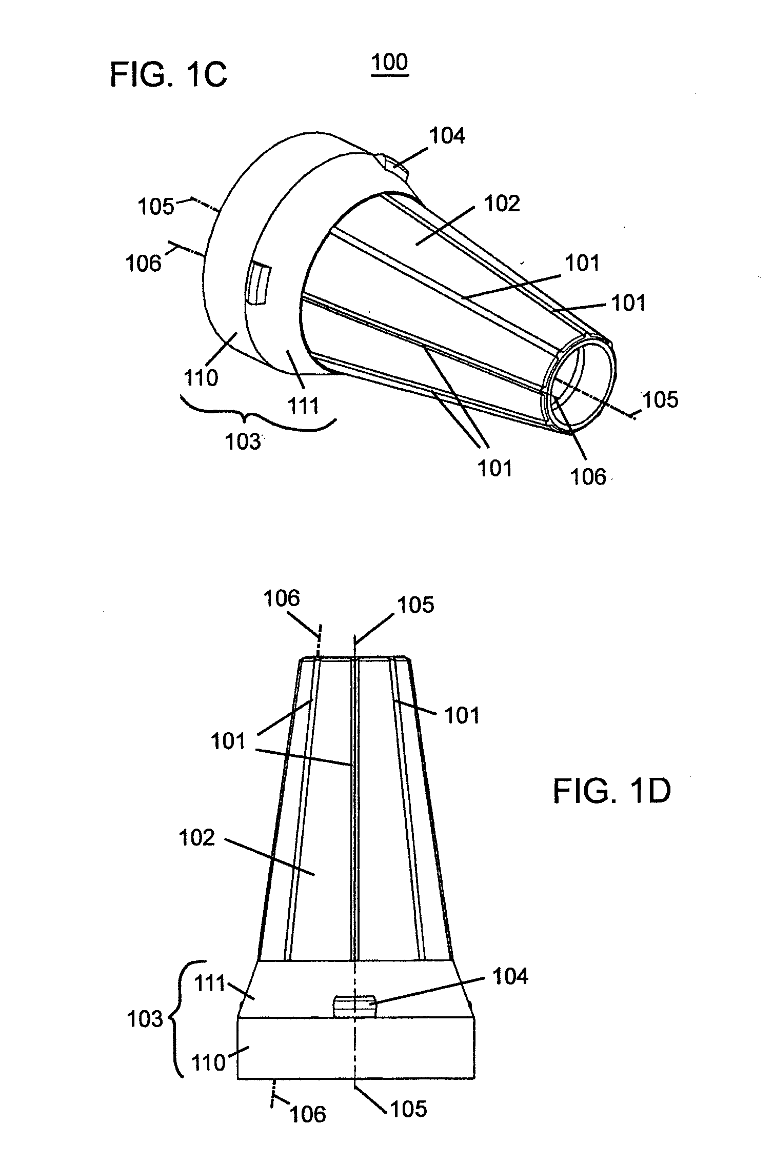 Ir thermometer thermal isolation tip assembly