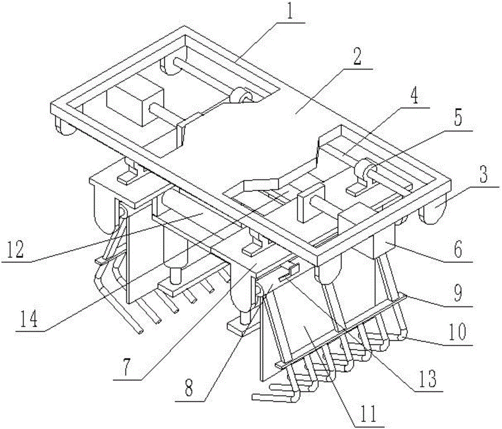 Industrial robot stacking jaw