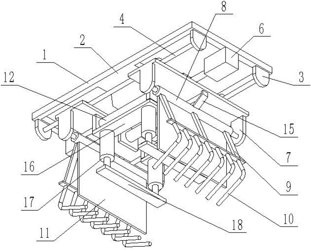 Industrial robot stacking jaw