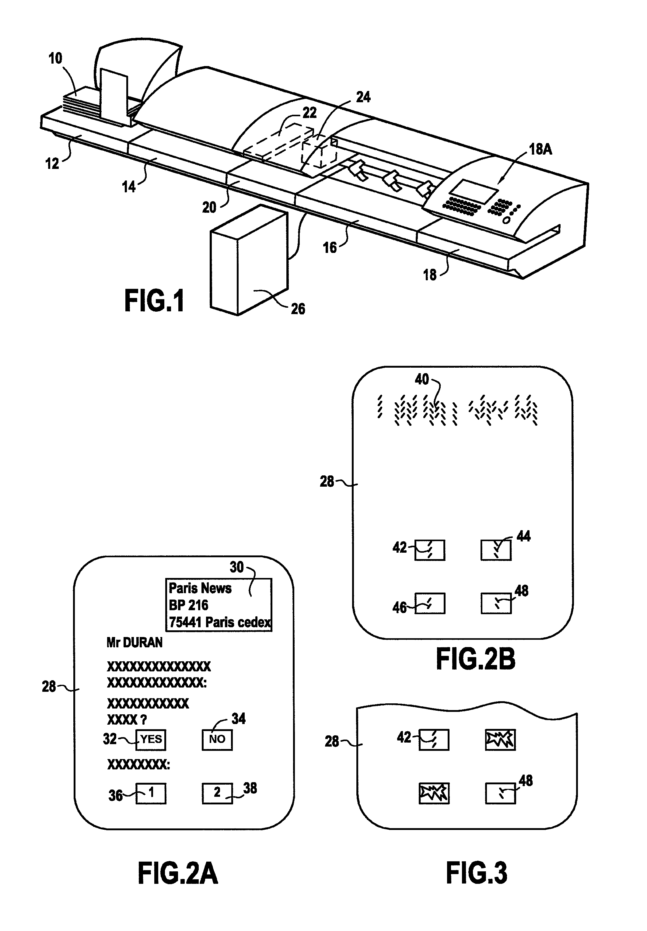 Method of processing reply cards