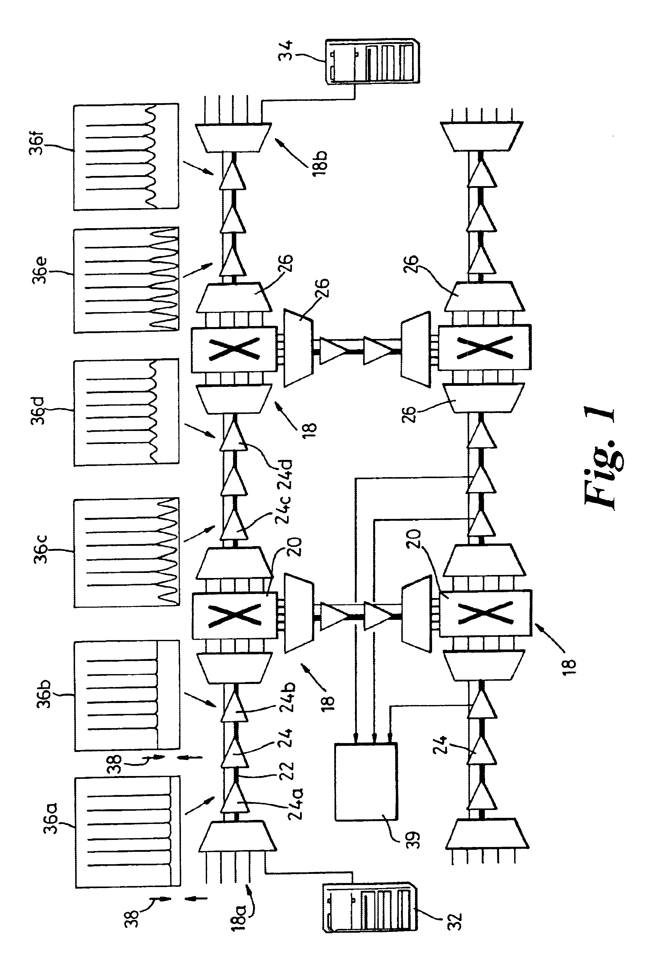 Method and apparatus for measuring and estimating optical signal to noise ratio in photonic networks