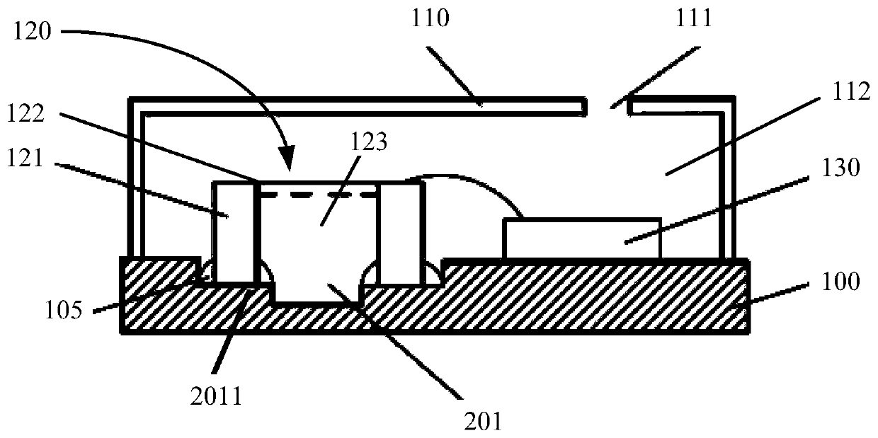 Microphone packaging structure and forming method thereof