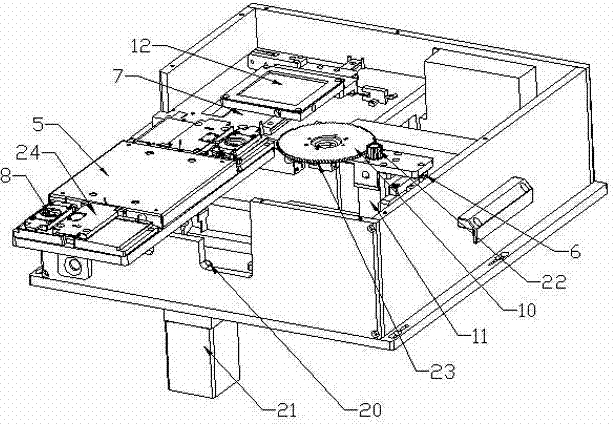 Lens testing focusing machine