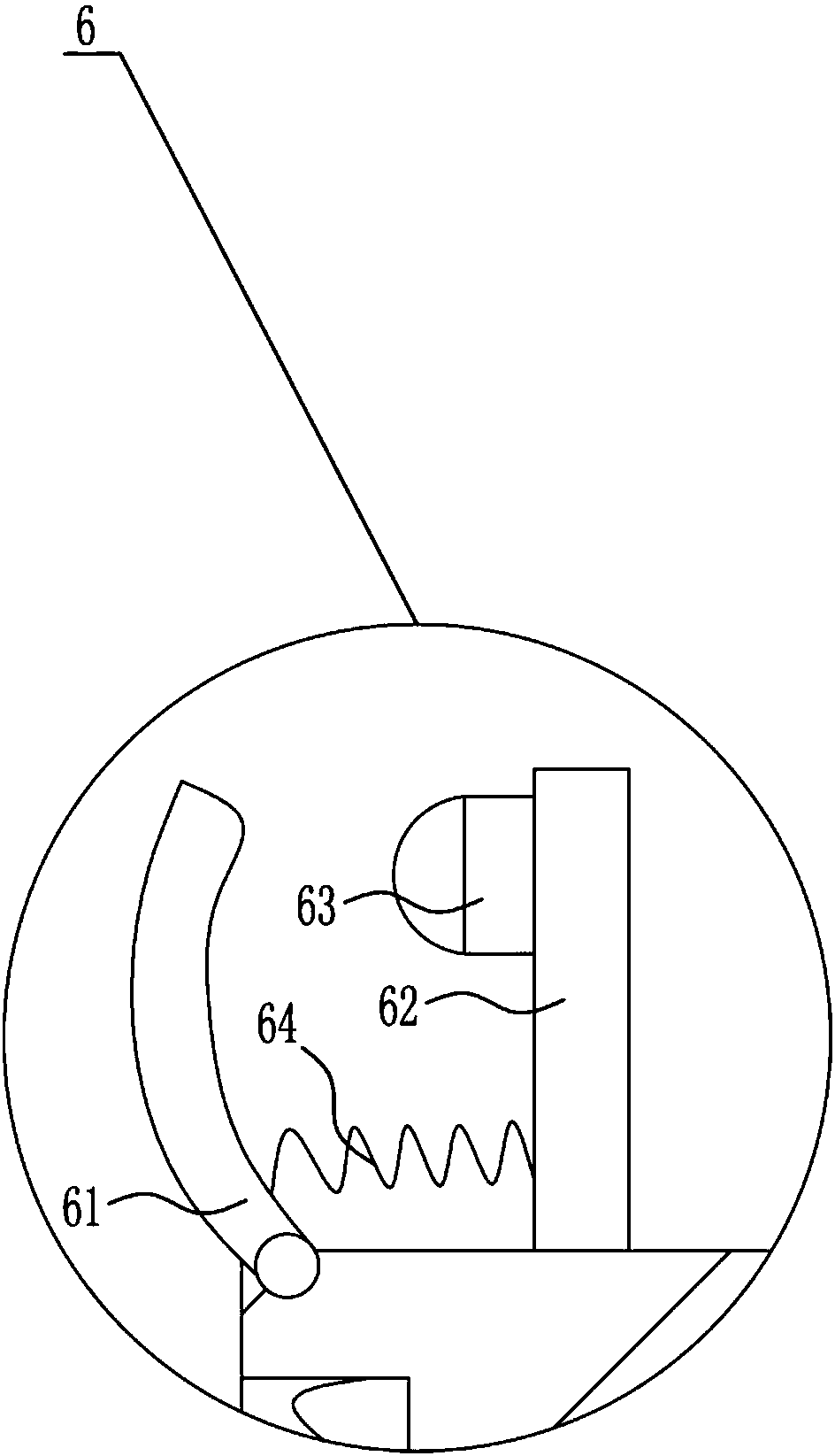 Alarm device for trunk load limitation