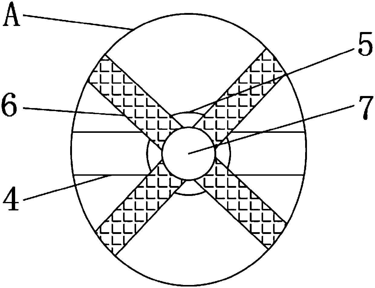 Automatic temperature decreasing device for outer wall of building