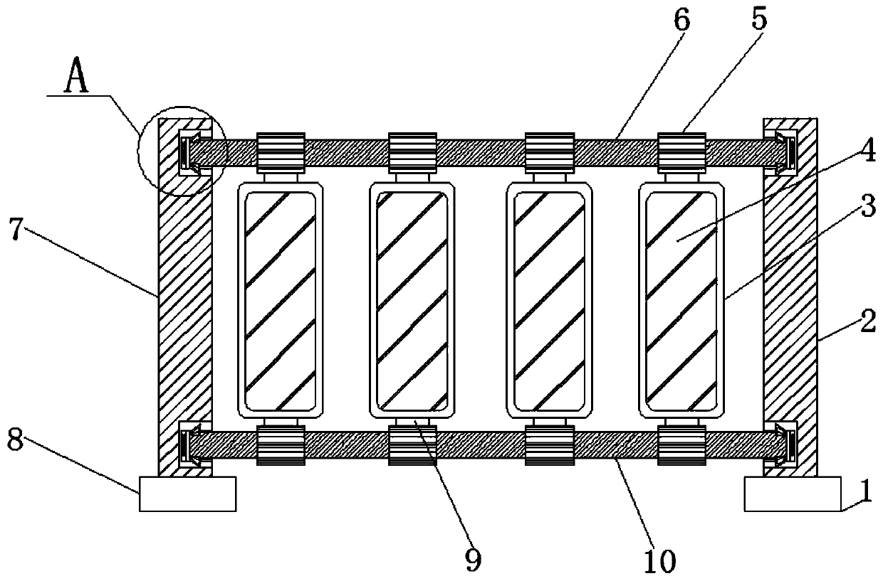 Safety protective fence for road and bridge