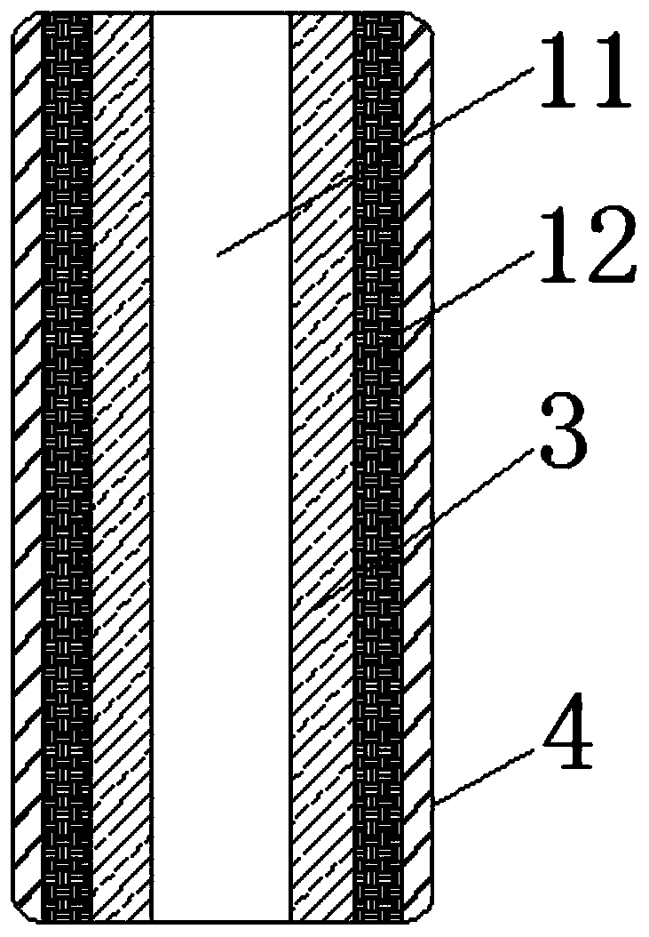 Safety protective fence for road and bridge