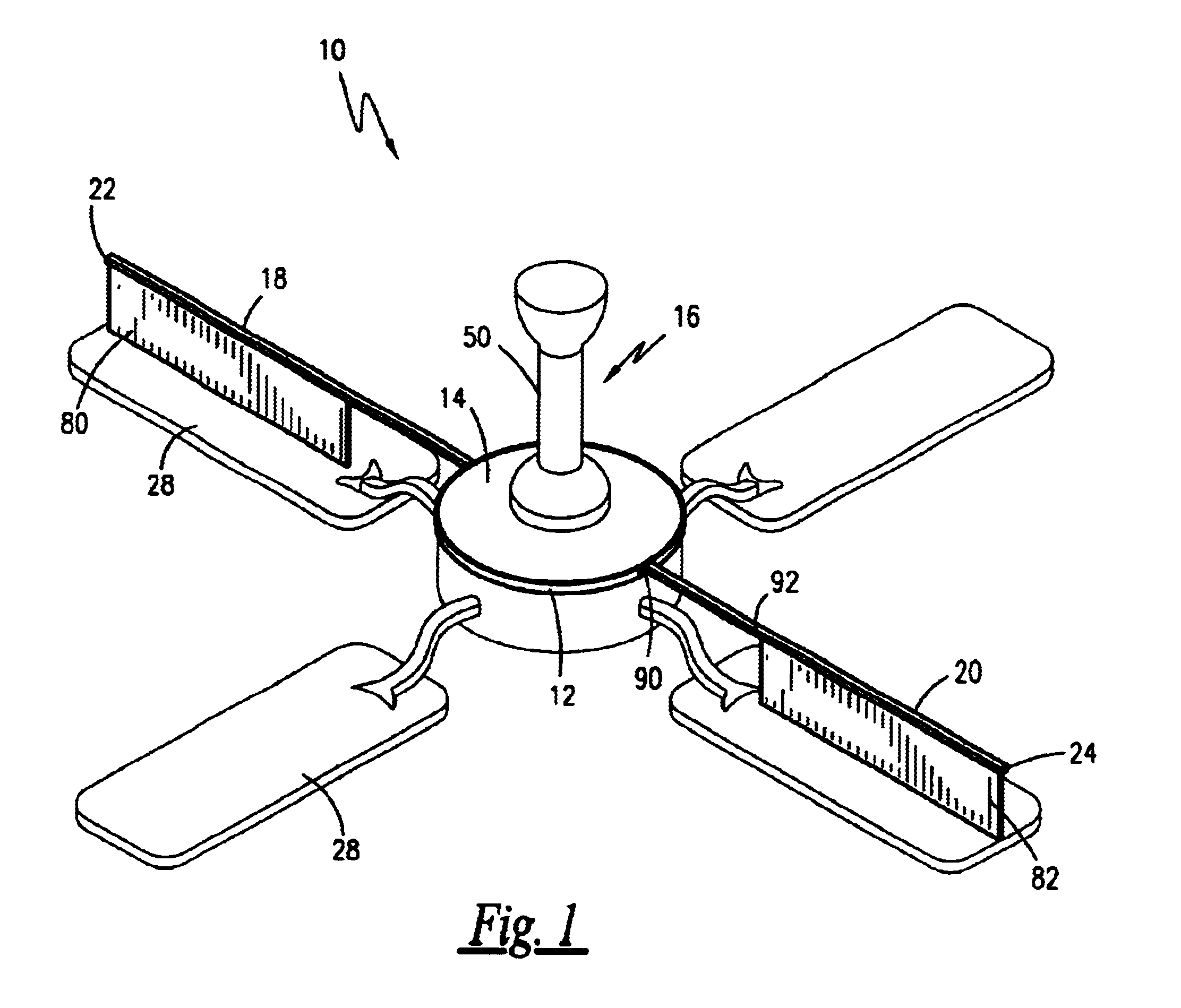 Attachable duster for ceiling fans