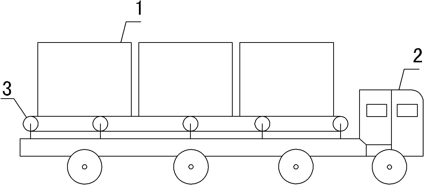 Moving integrated CNG (compressed natural gas) storage and transportation gas supplying device and control method