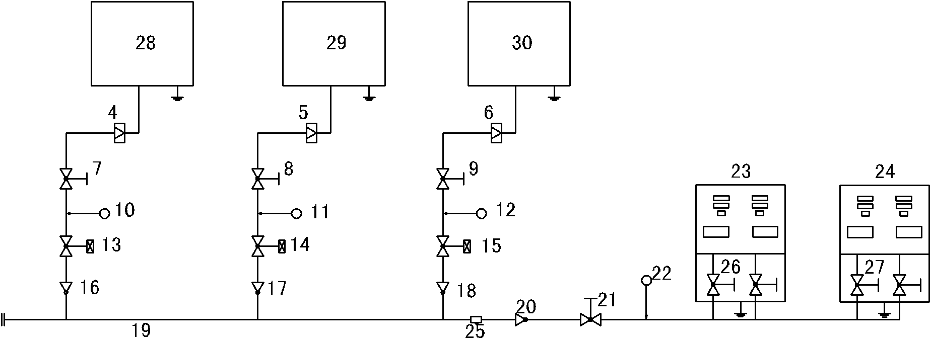 Moving integrated CNG (compressed natural gas) storage and transportation gas supplying device and control method