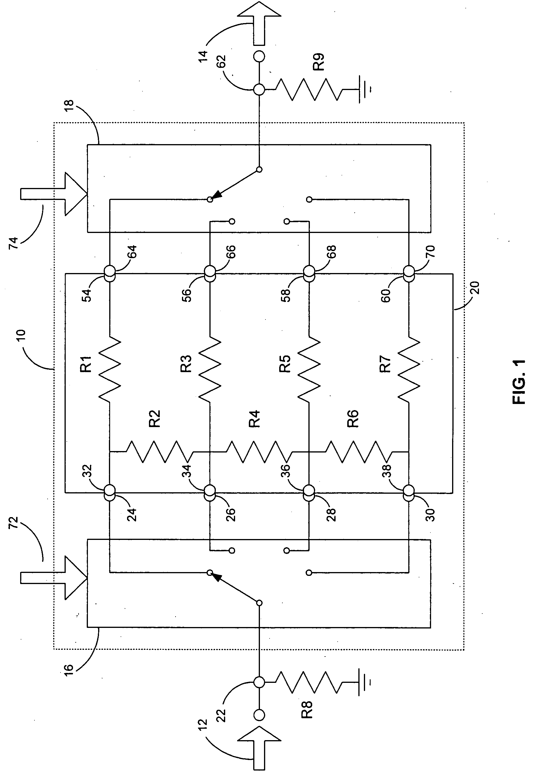 High-resolution variable attenuation device