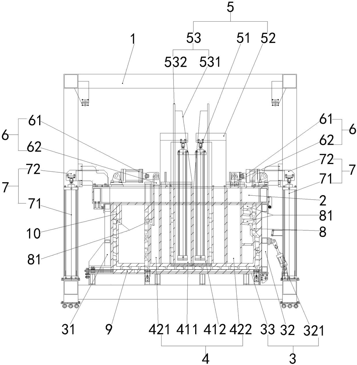 Integrated foaming mold and integrated foaming process