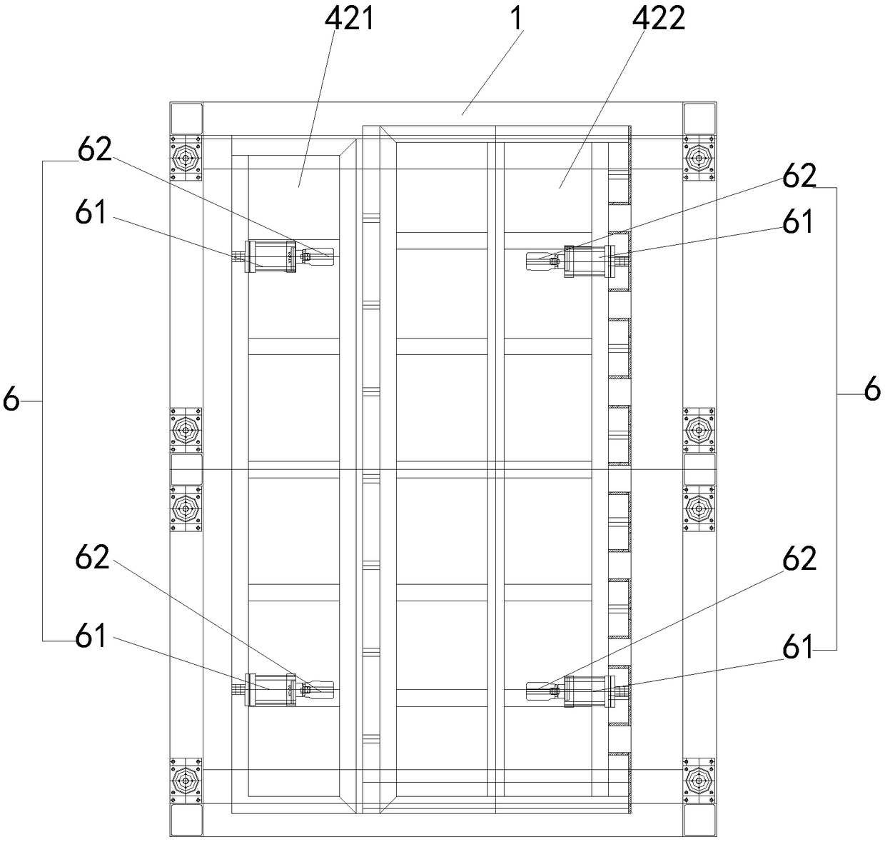 Integrated foaming mold and integrated foaming process