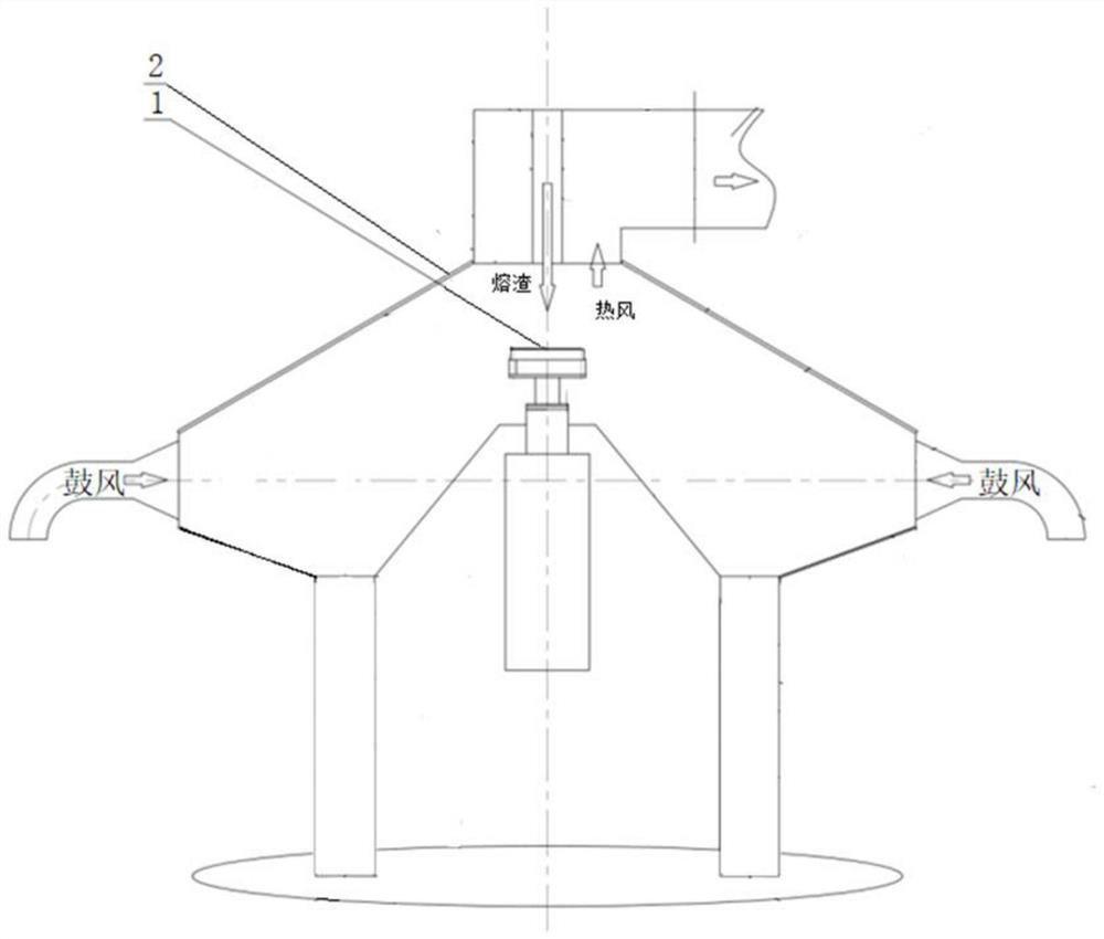 Granulating chamber of granulating device