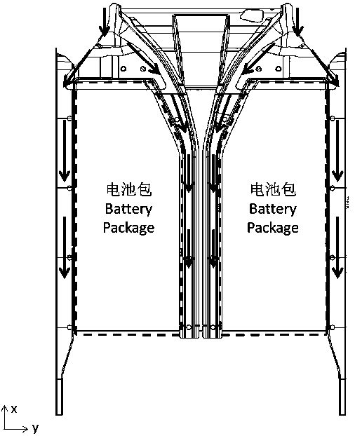 Multi-size multi-power platform vehicle body structure and platform vehicle with the same