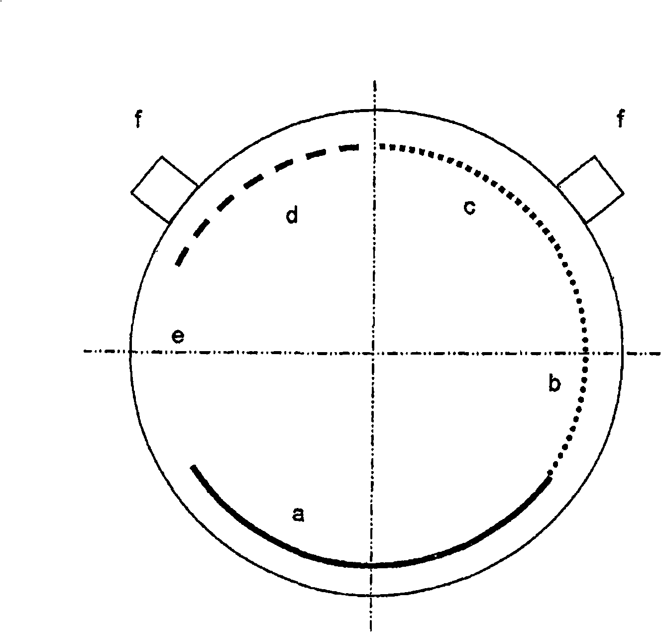 Device for characterizing the particle size distribution of powders and its uses