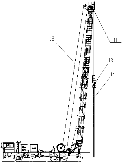 Power battery energy storage type electric workover rig