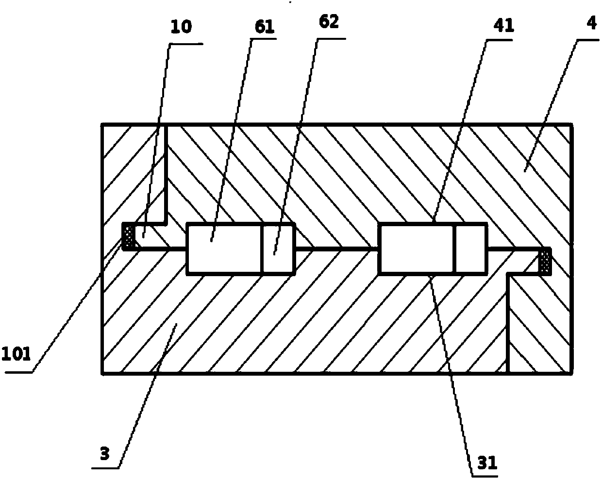 Combination type wind turbine blade and wind generating set comprising same