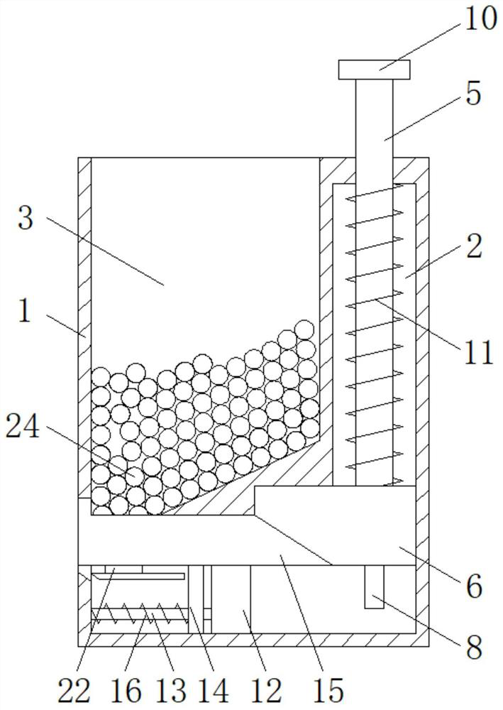 Anti-touch blood glucose test strip box facilitating taking of test strips