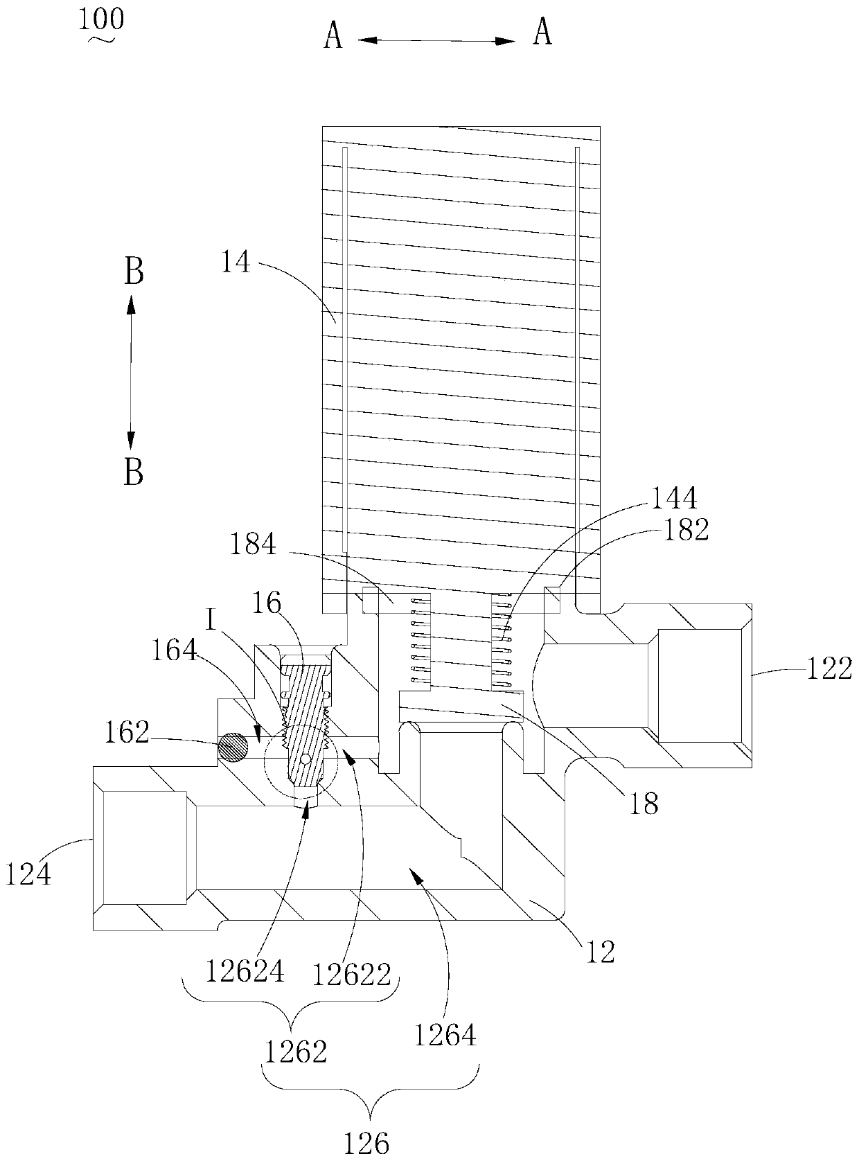 Valve structure and household appliance