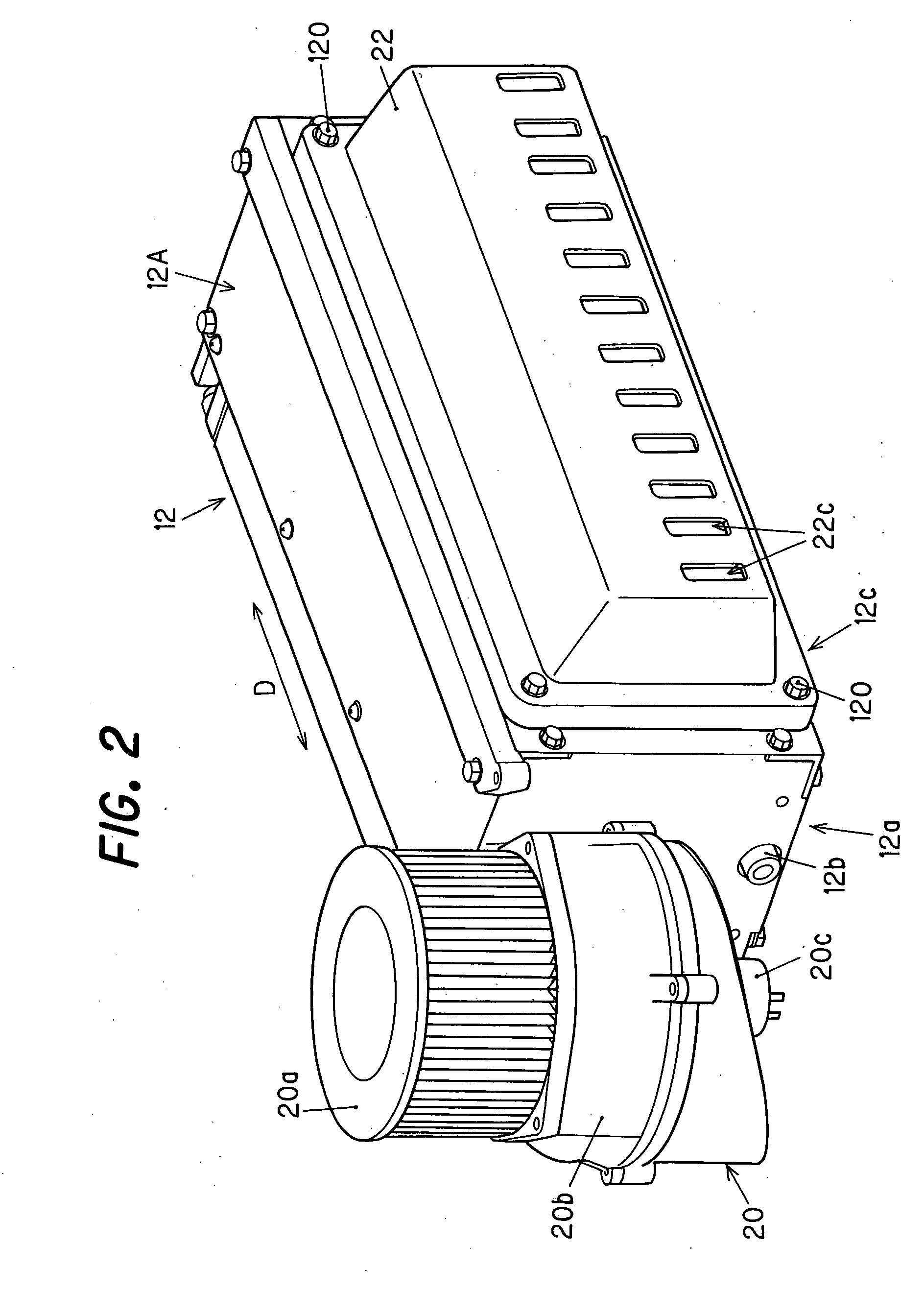 Air supply apparatus for a fuel cell