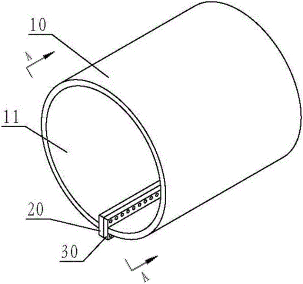 Tower piece body, tower section, tower and manufacturing method of tower piece body