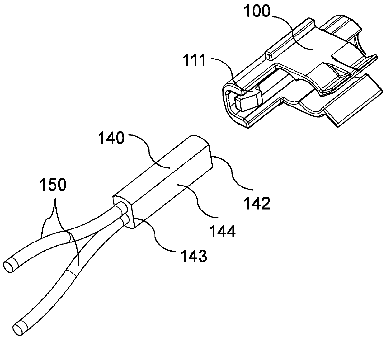 Thermistor Hold Assemblies for High Current Charging Connectors