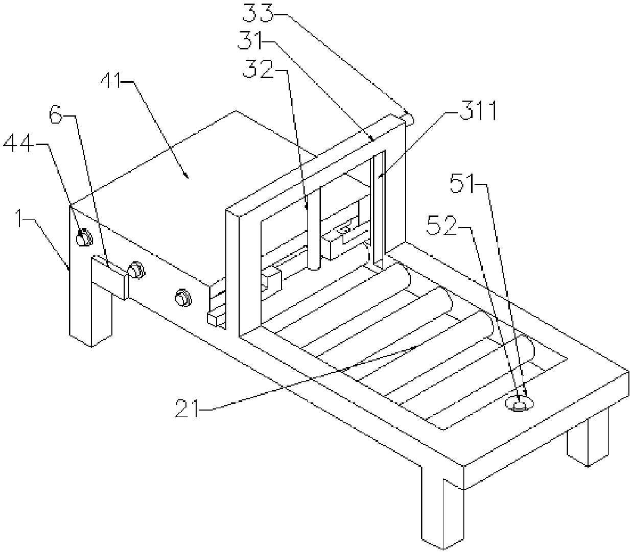 Novel thermal insulation plate cutting device