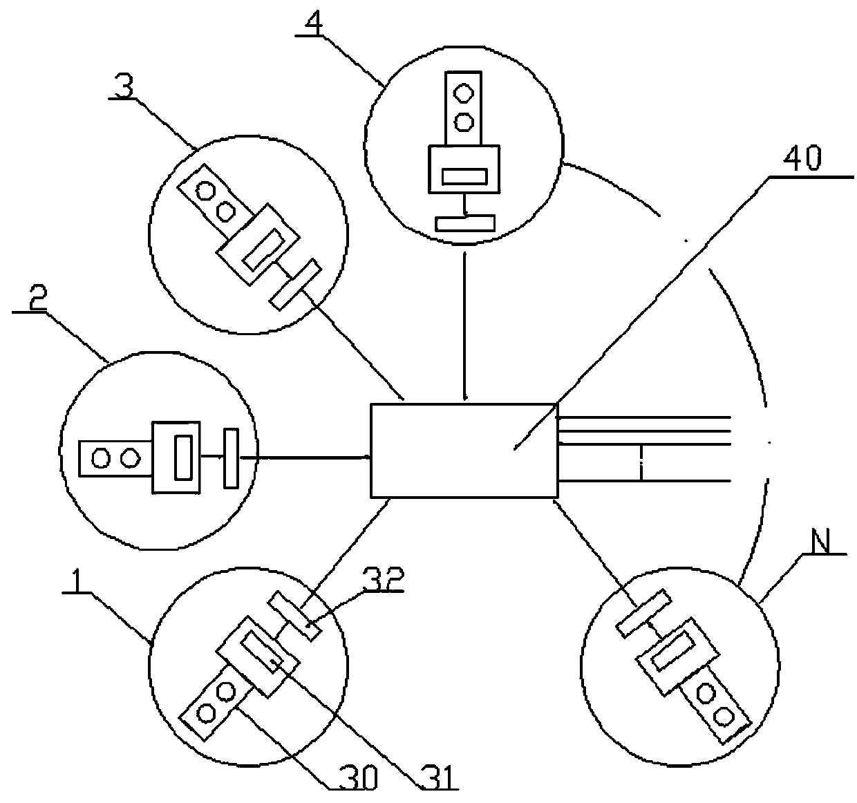 Online monitoring device and method of water content and pollution degree of rolling mill lubricating oil