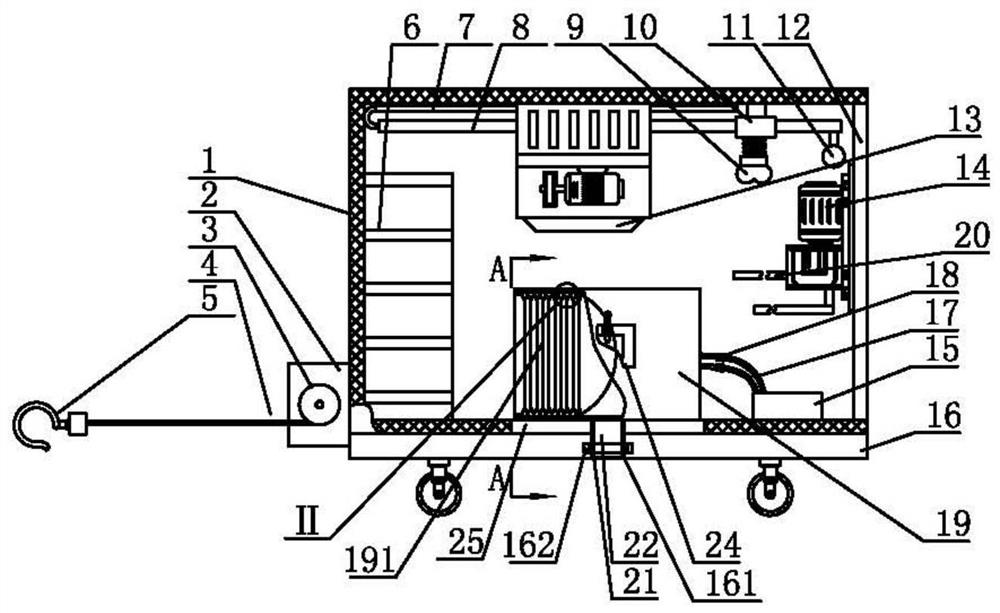 Transformer substation flood prevention vehicle with rapid emergency function