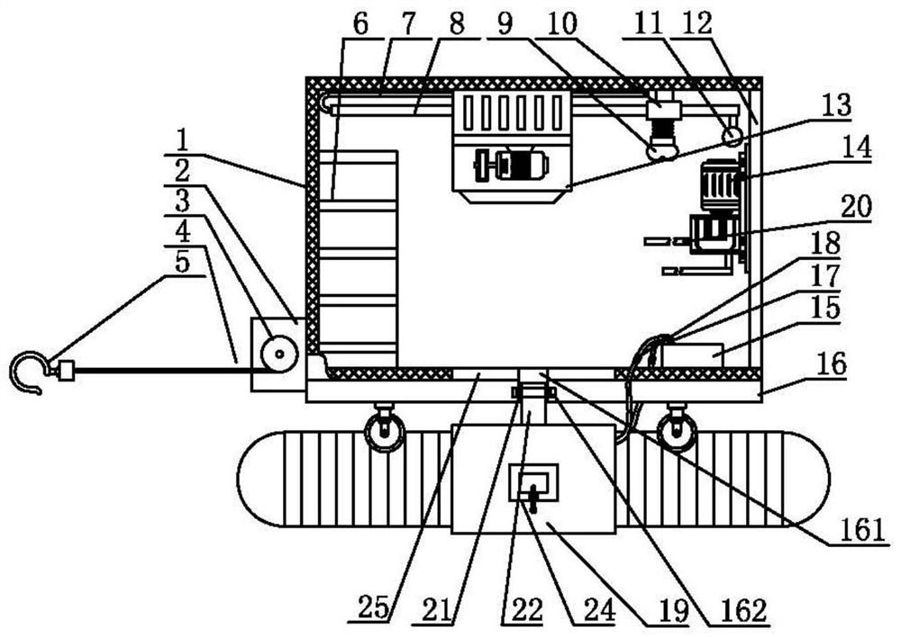 Transformer substation flood prevention vehicle with rapid emergency function