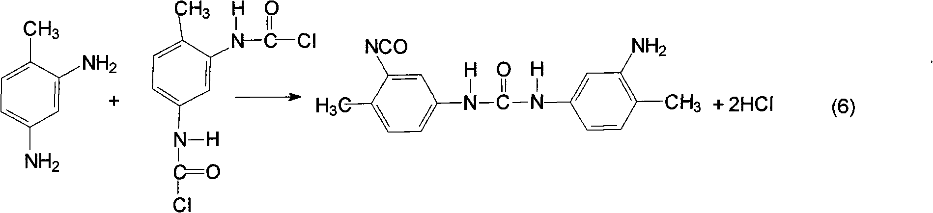 Method for continuously manufacturing toluene di-isocyanate