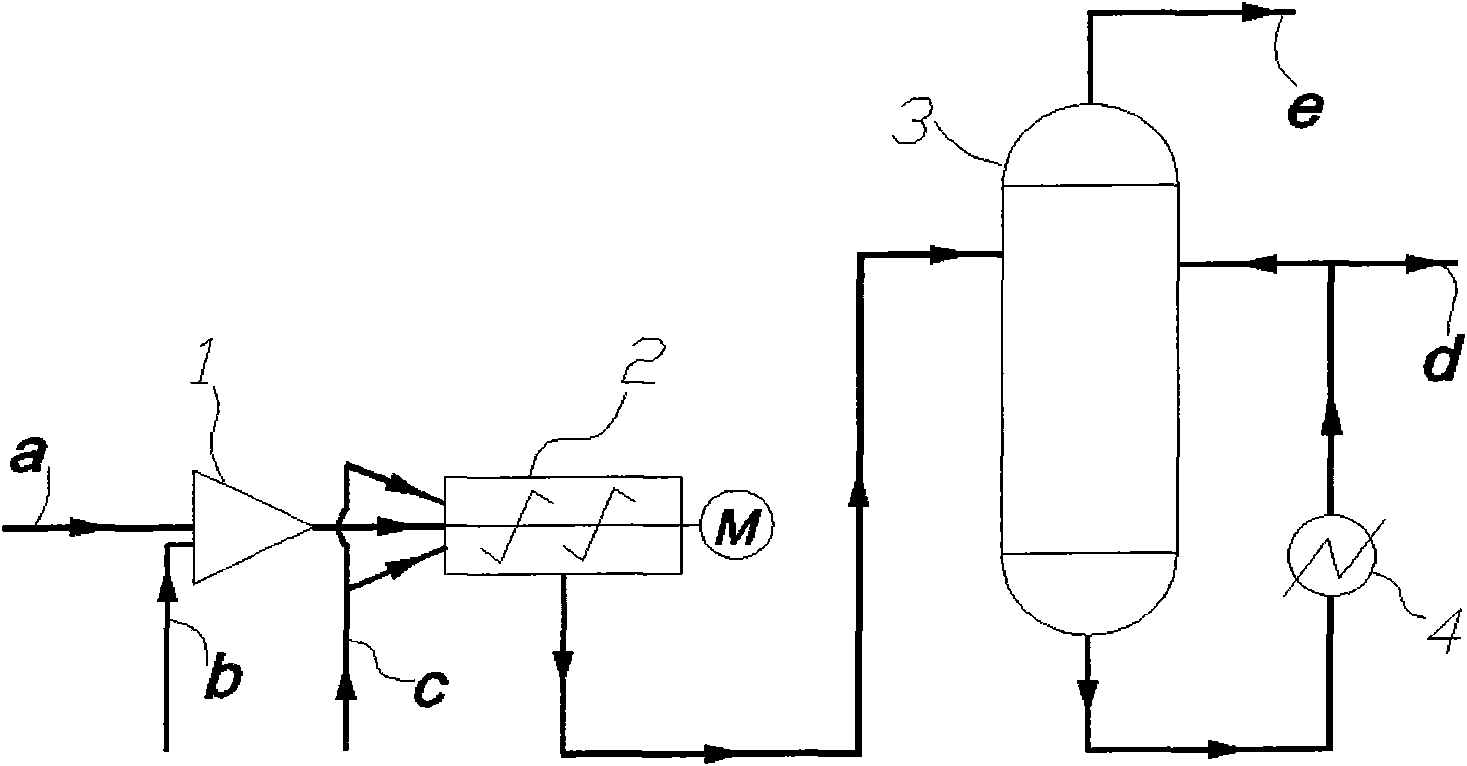 Method for continuously manufacturing toluene di-isocyanate