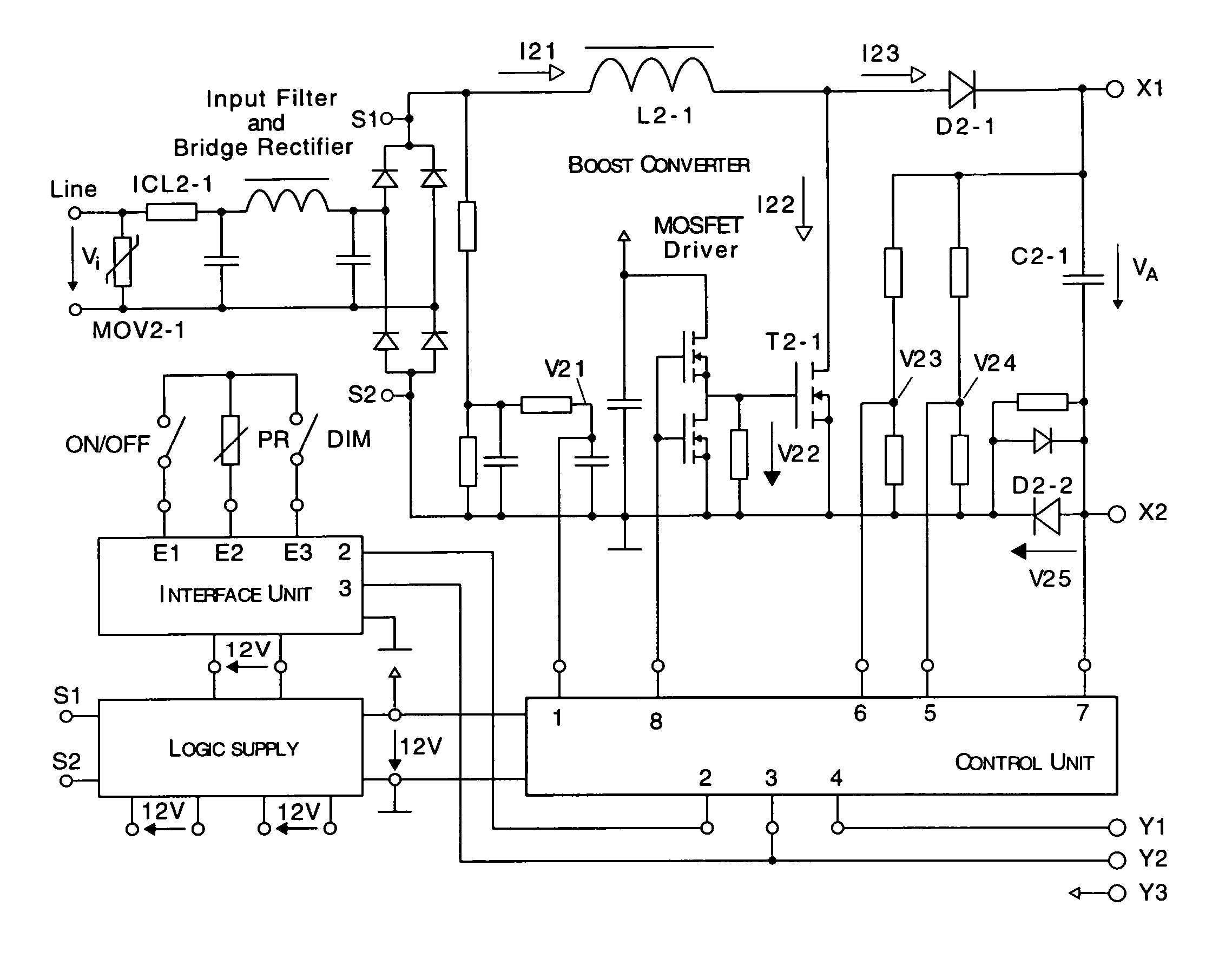 Low frequency electronic ballast for gas discharge lamps