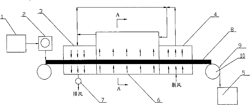 Belt-conveying drying system and method for realizing dehydration and upgrading of lignite by using solar energy