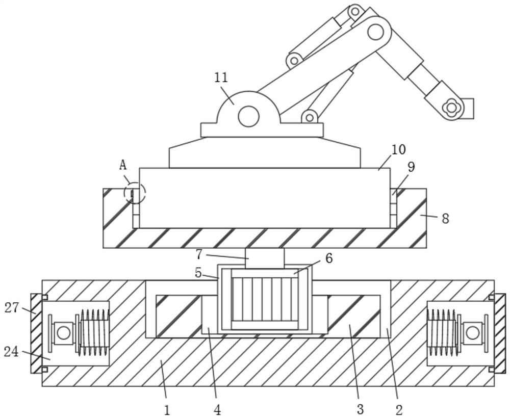 Laser reflow welding robot placing table with fixing function