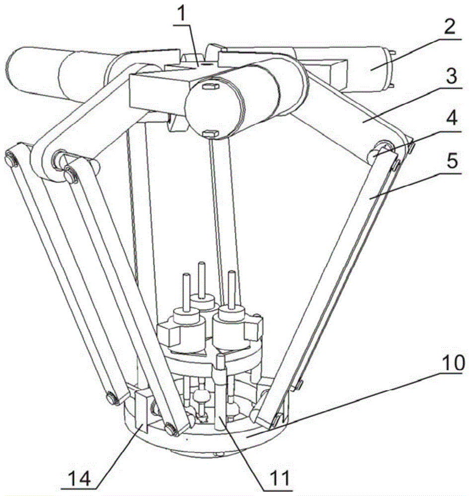 Hybrid five-degree-of-freedom minimally invasive surgical robotic arm