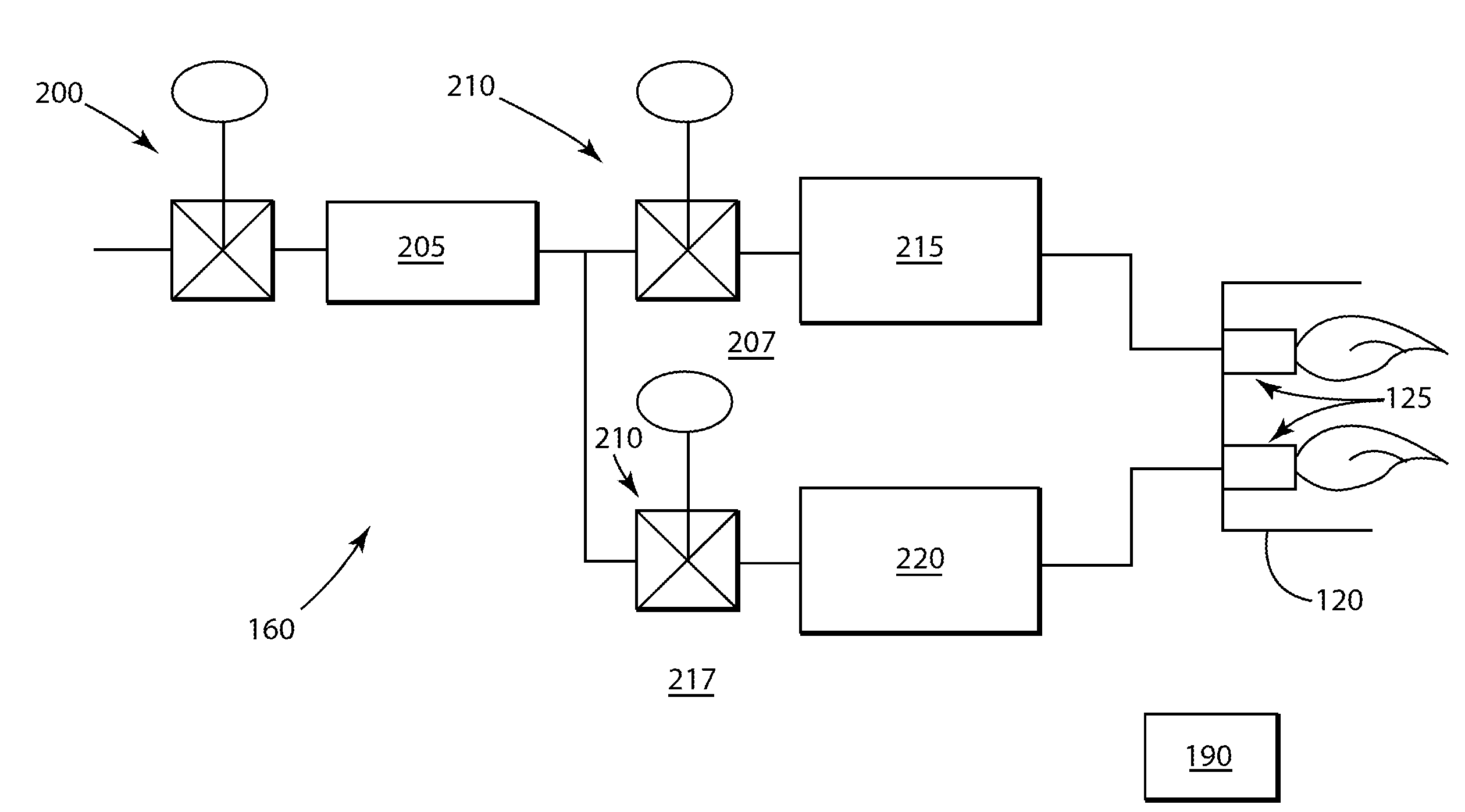 System for mitigating a fuel system transient