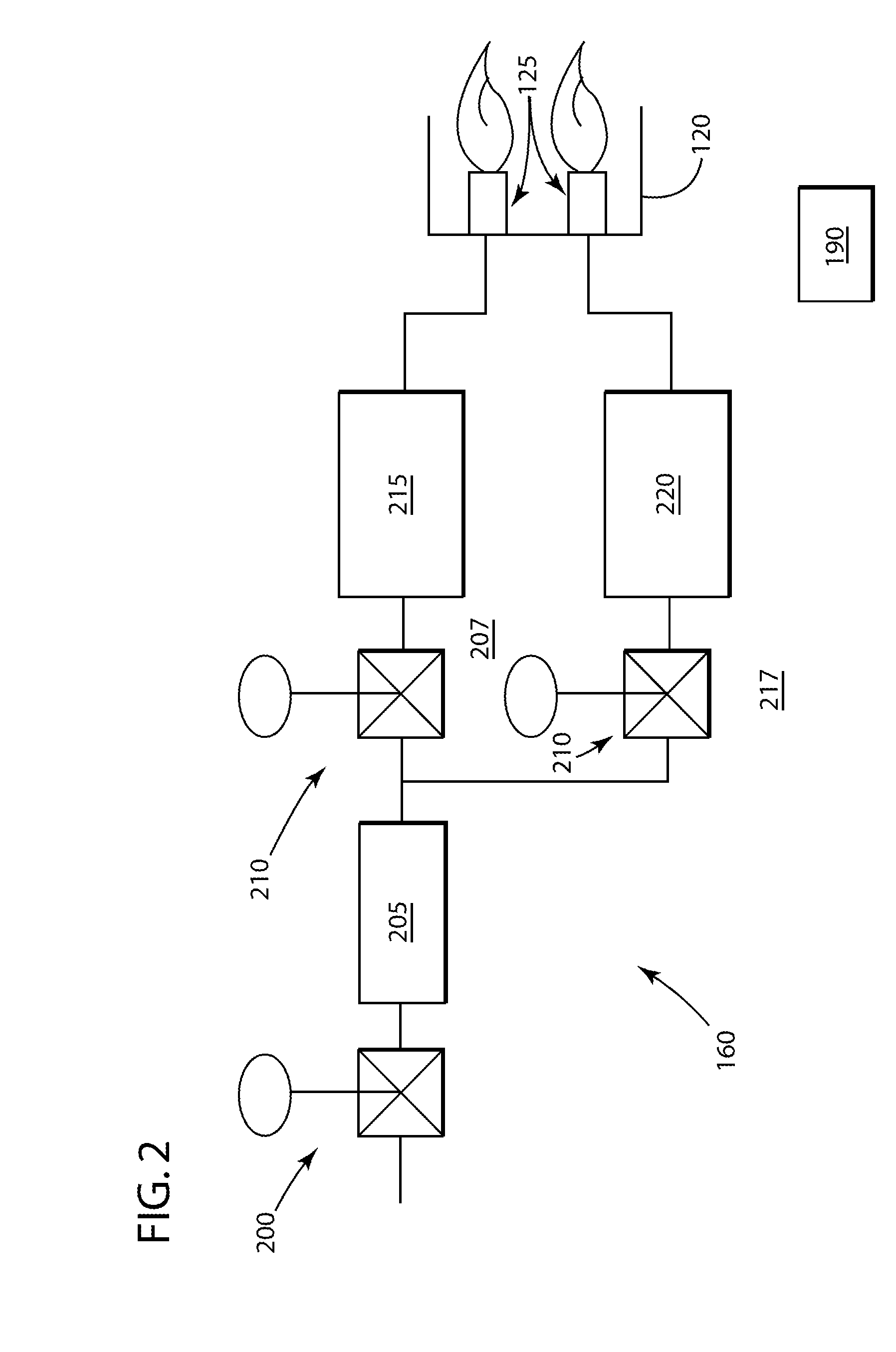 System for mitigating a fuel system transient