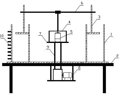 Annular water tank device for simulating sediment pollutant resuspension release