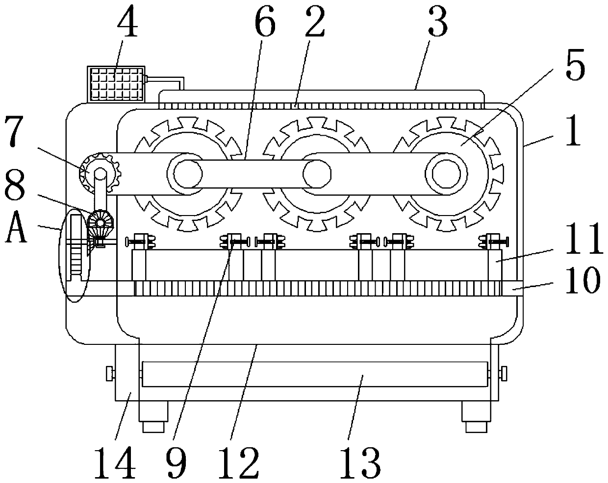 An environmental protection equipment that facilitates the separation and recycling of metal and plastic composite materials