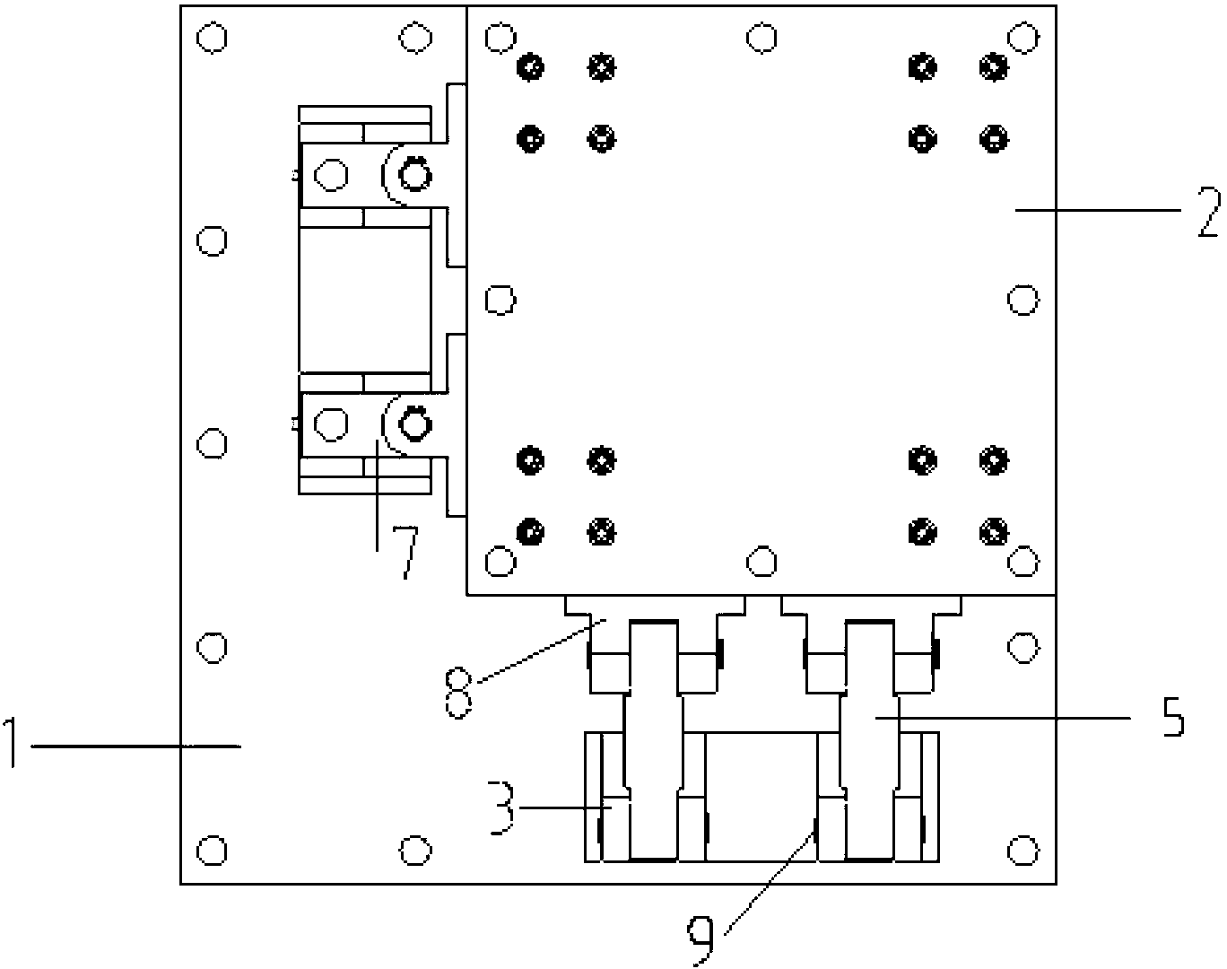 Internal force measuring sensor