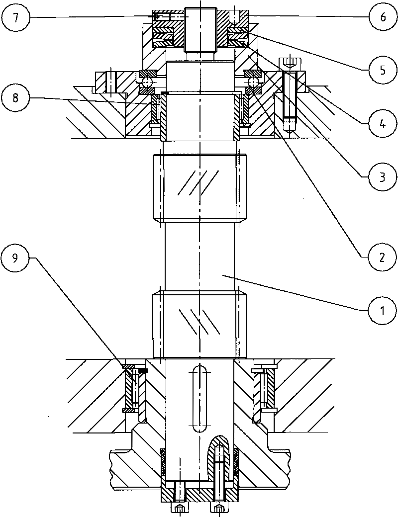 Device for eliminating back clearance of X-shaft drive gear box of machine tool