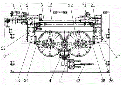 Automatic strip-product packer