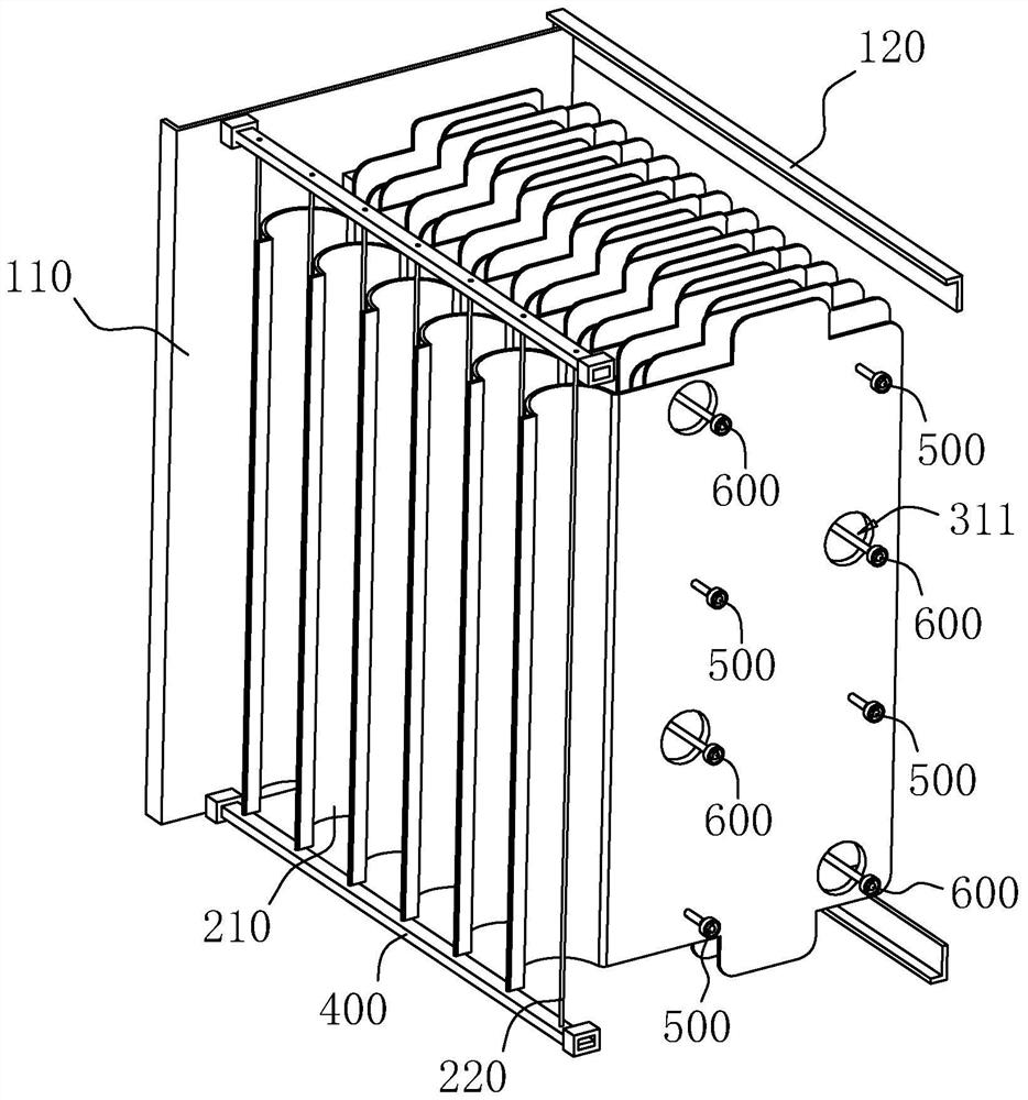 High-voltage purification electric field module